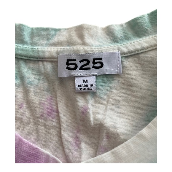 525 America Short Sleeve T-shirt Tee Top Tie -Dye 100% Cotton M - Picture 3 of 4